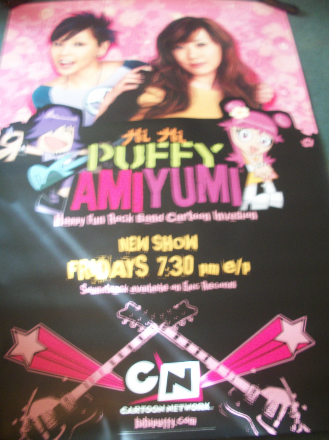 Puffy Ami Yumi Cartoon/live characters OriginalTV show Poster Approx. 48 X 69