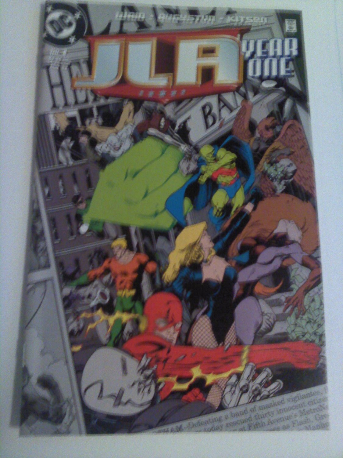 JLA Year One #1 regular cover