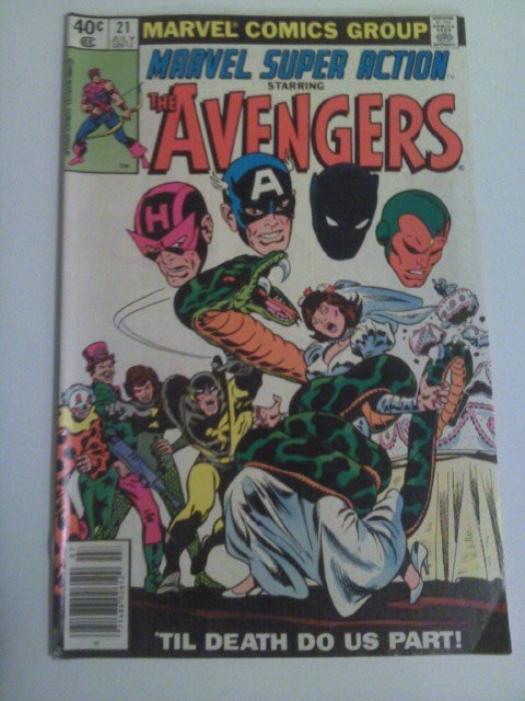 Marvel Super Action Avengers #21 Reprint by Roy Thomas/Buscema Til Death