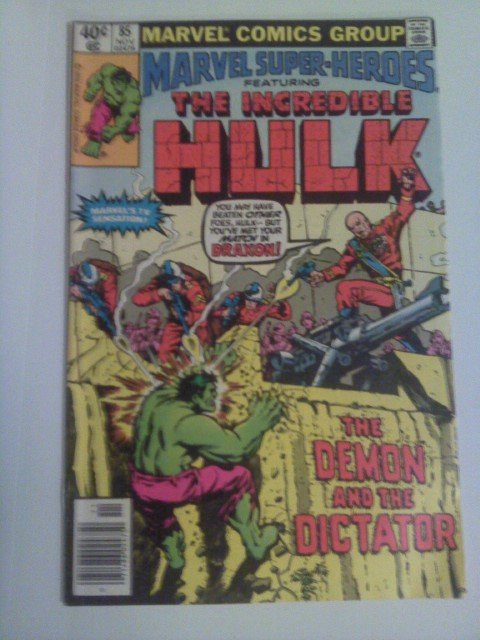 Marvel Super-Heroes Incredible Hulk #85 Reprint by Roy Thomas/Herb Trimpe