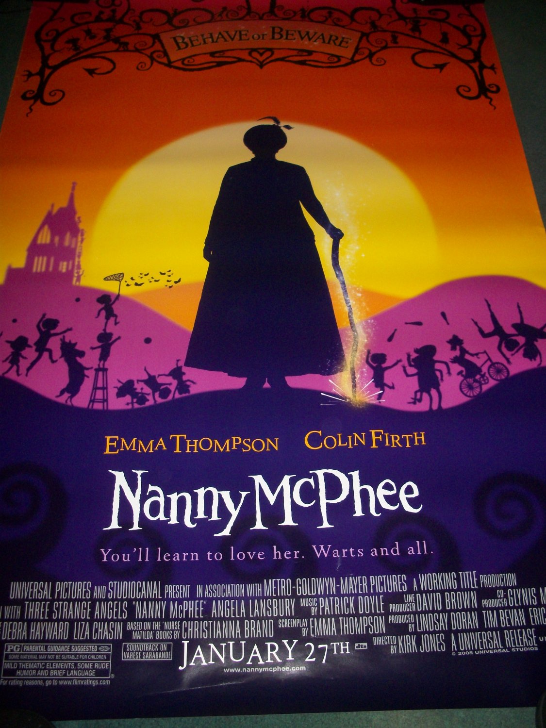 nanny mcphee movie poster