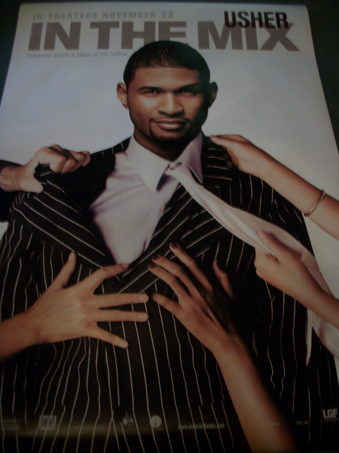 Usher in The Mix Original Movie Poster Approx. 48 X 69