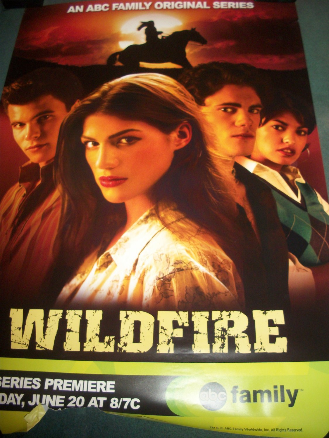 Wildfire Tv Show Original Poster Approx. 48 X 69