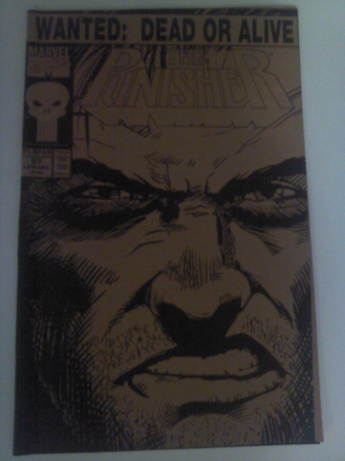 Punisher #57 Wanted: Dead or Alive w/Outer wraparound Cover