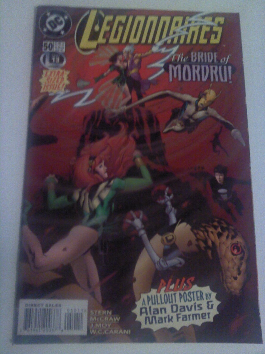 Legionnaires #50 Versus Mordru; Poster; Mysa becomes young; Giant-size