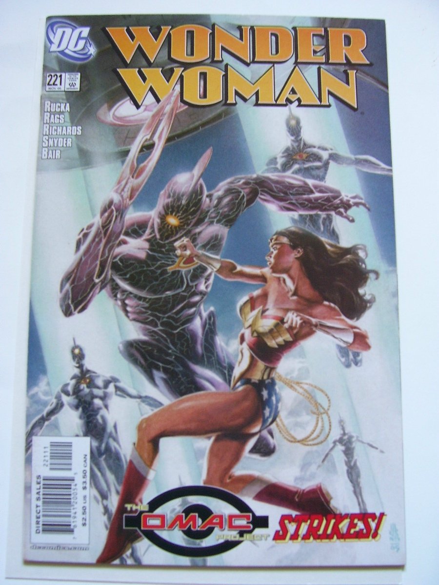Wonder Woman #221 THe Omac Project Strikes !