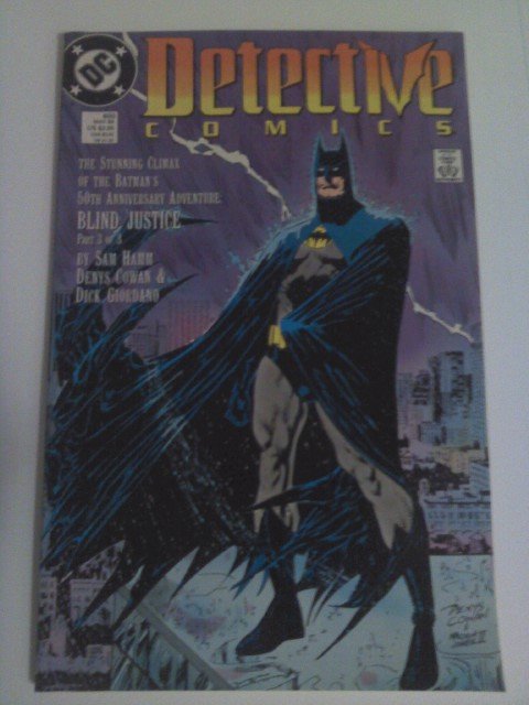 Detective Comics #600 by Samm Hamm '80 Batman movie writer Double-size