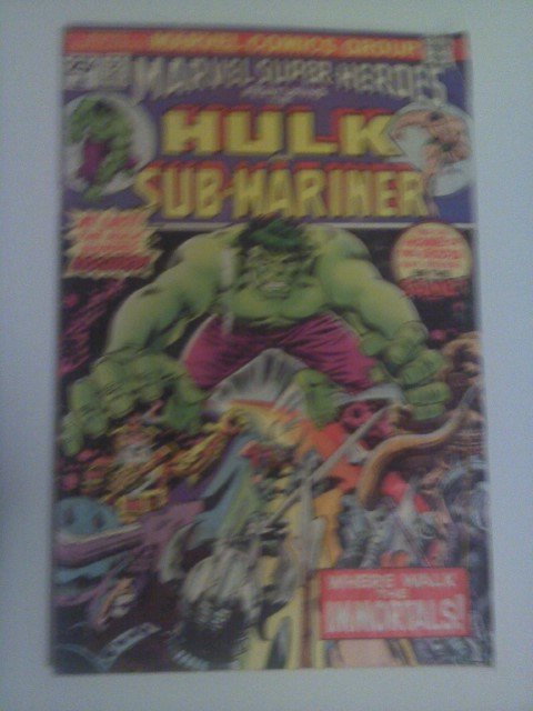Marvel Super-heroes #55 Hulk invades Asgard/Thor Bloodoath #1/X-menalphaflight2