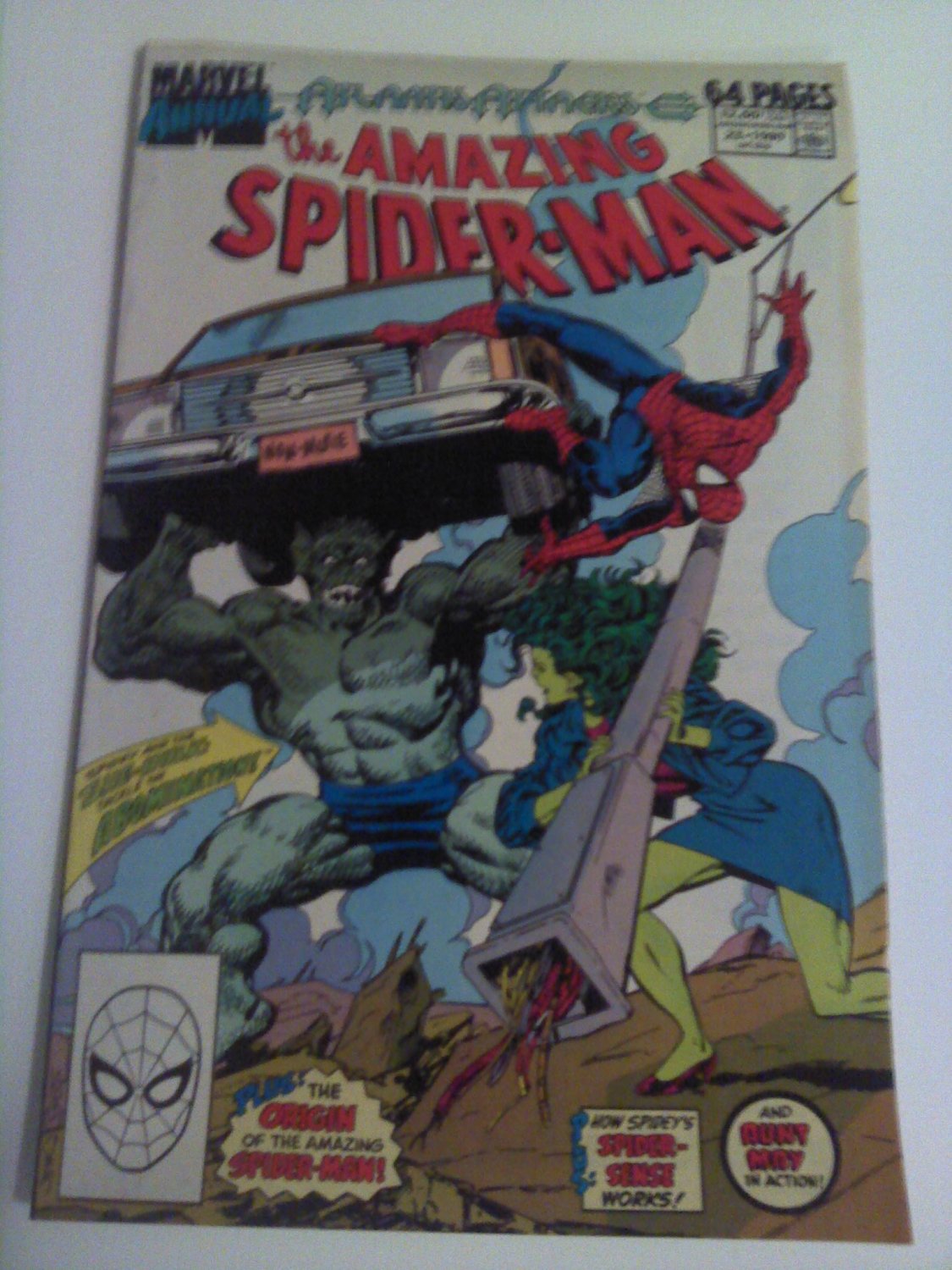 Amazing Spiderman annual #23 She-Hulk and abomination 64 pgs