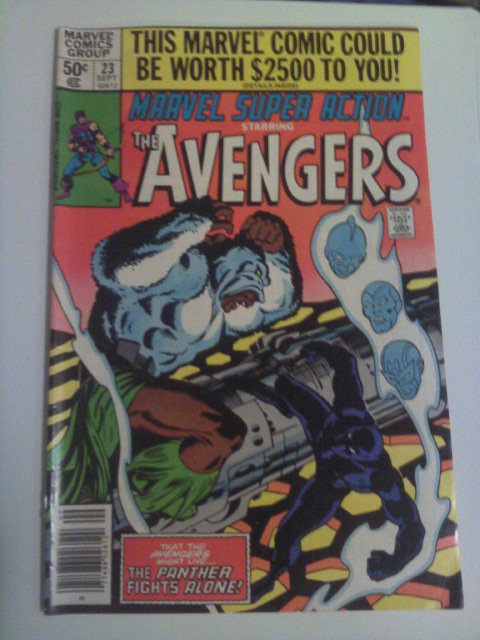 Marvel Super Action Avengers #23 Reprint by Roy Thomas/Buscema