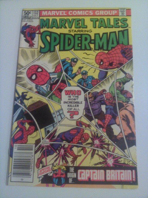 Marvel Tales Spider-Man #132 Reprint Len Wein/Sal Buscema Backup CaptainBritain