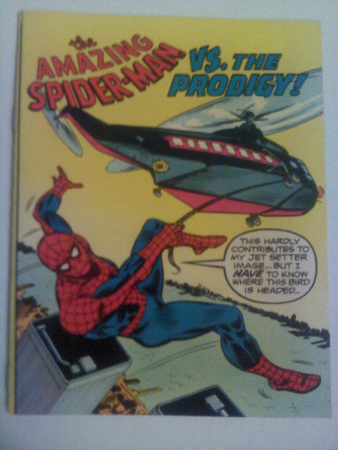 1976 Spider-man minicomic, Marvel Tales 77 Repr.Drug topics not approved by CCA
