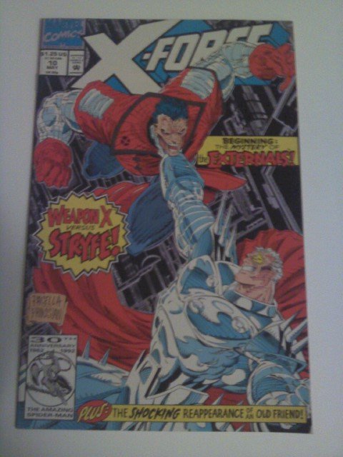 X-force # 10 Weapon X Vs Stryfe; Beginning:Mystery of the External