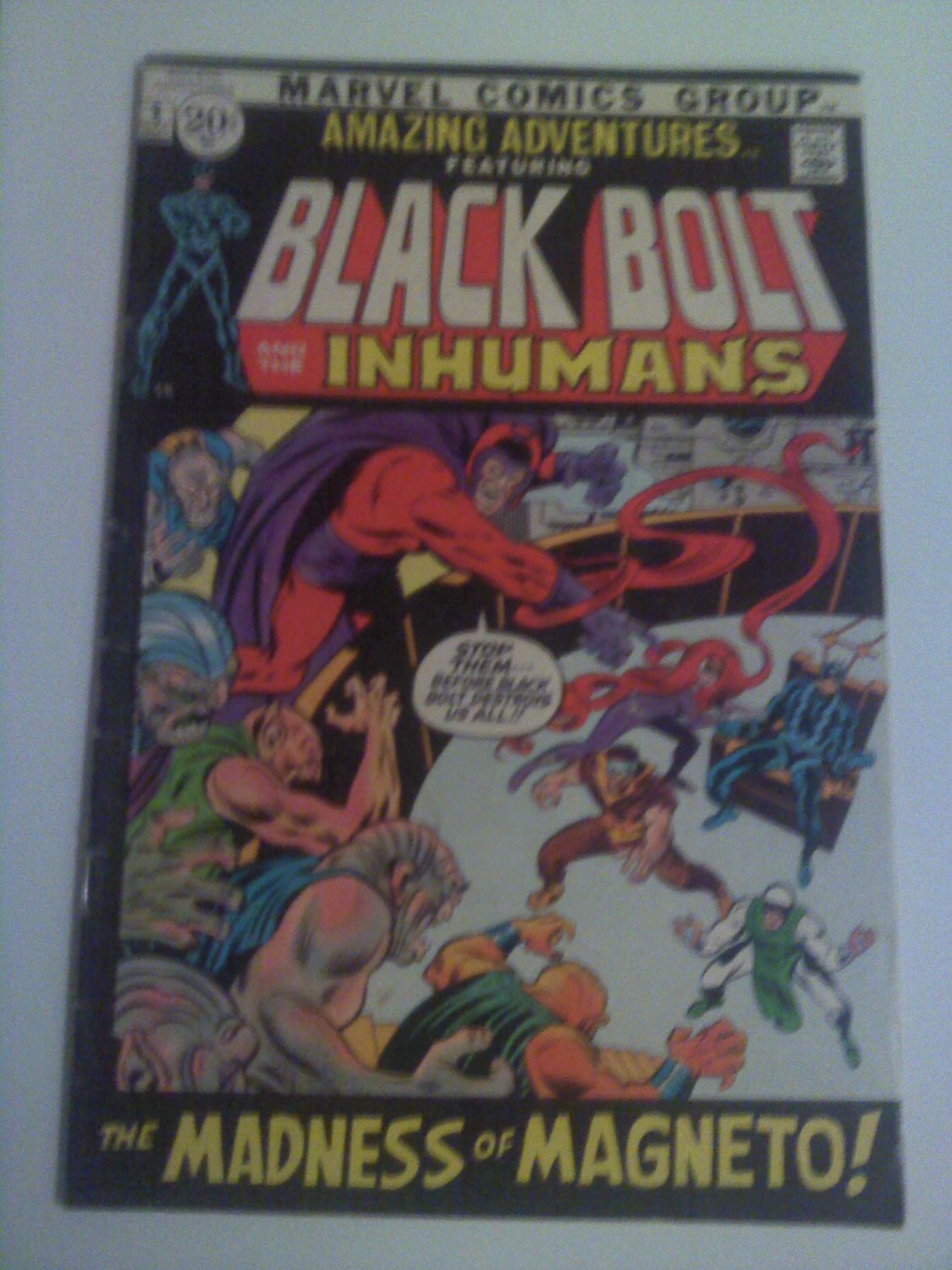 Amazing Adventures #9 Madness of Magneto,Black Bolt, Vs Avengers, Vs X-men