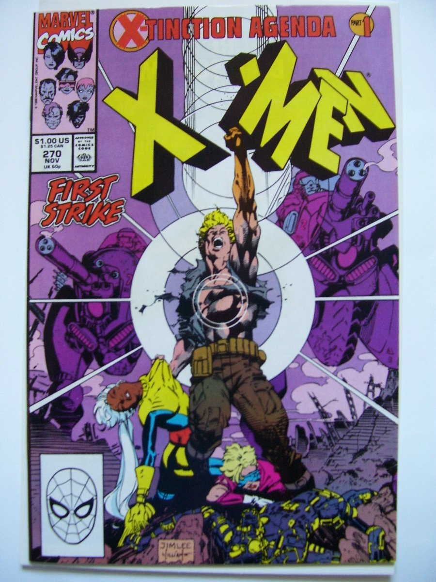 Uncanny X-men #270 X-tinction Agenda pt1 Jim Lee
