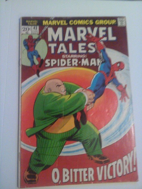 Kingpin Vs Daredevil #300 VS spiderman Marvel Tales #43,#64-Gwen #66 byStan Lee