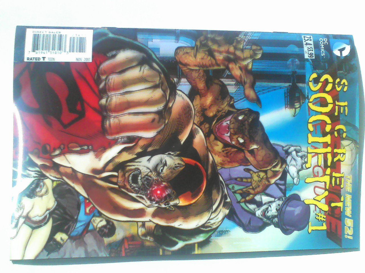 Justice League #23.4 Secret Society #1 3D Cover, Firestorm #17 Villains United