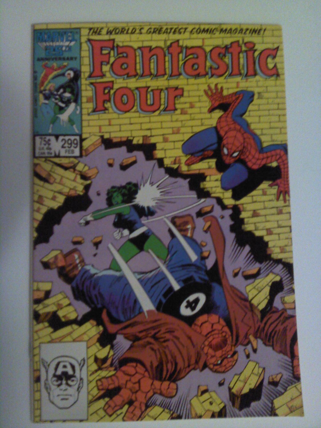 Fantastic Four #299 She-hulk vs The thing Stern/buscema