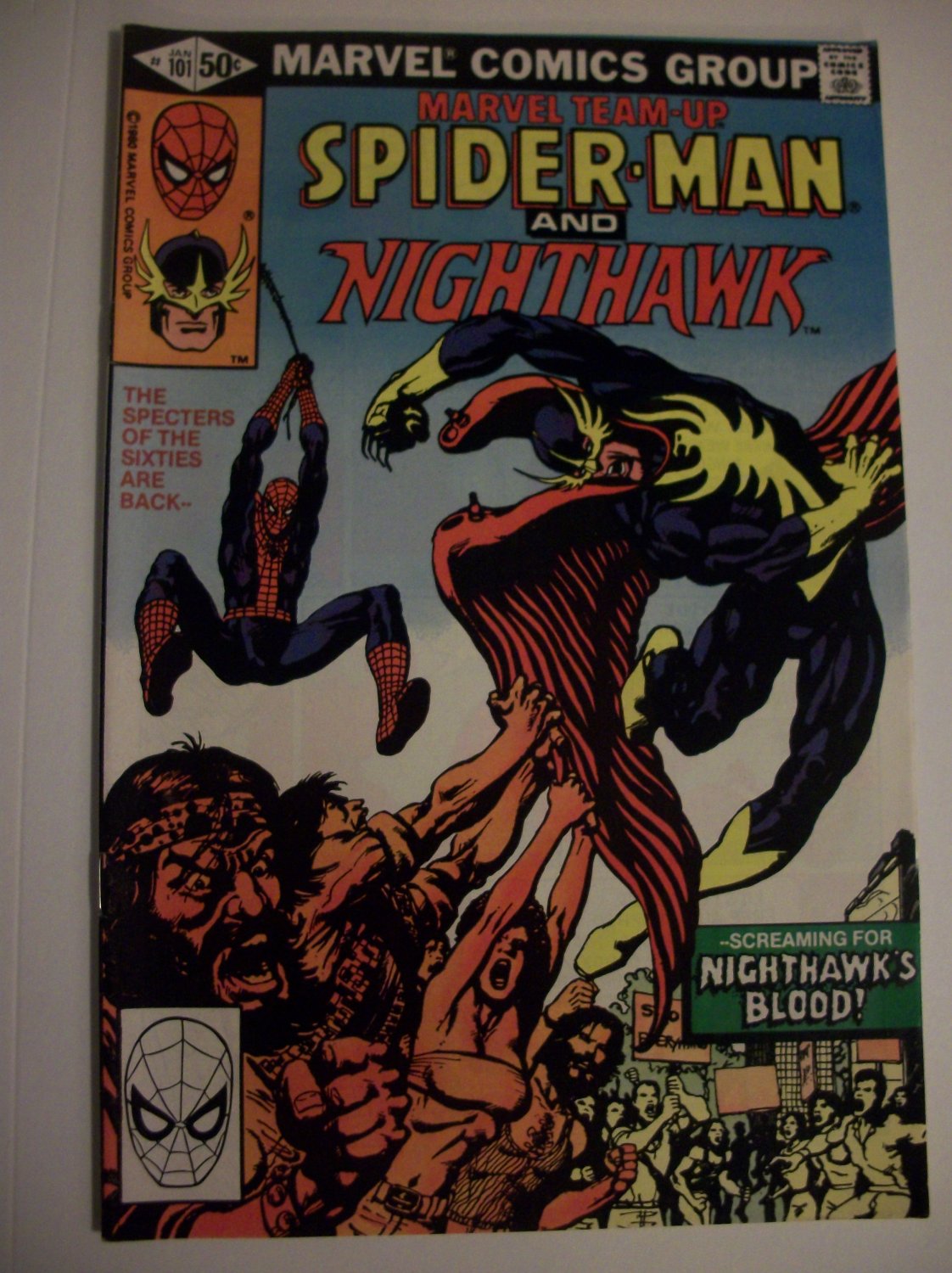 Marvel Team-Up #101 Spider-man and Nighthawk