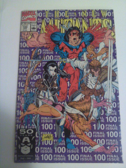 New Mutants #60,61-Fall of the Mutants,#100 1st X-force Ann.#7