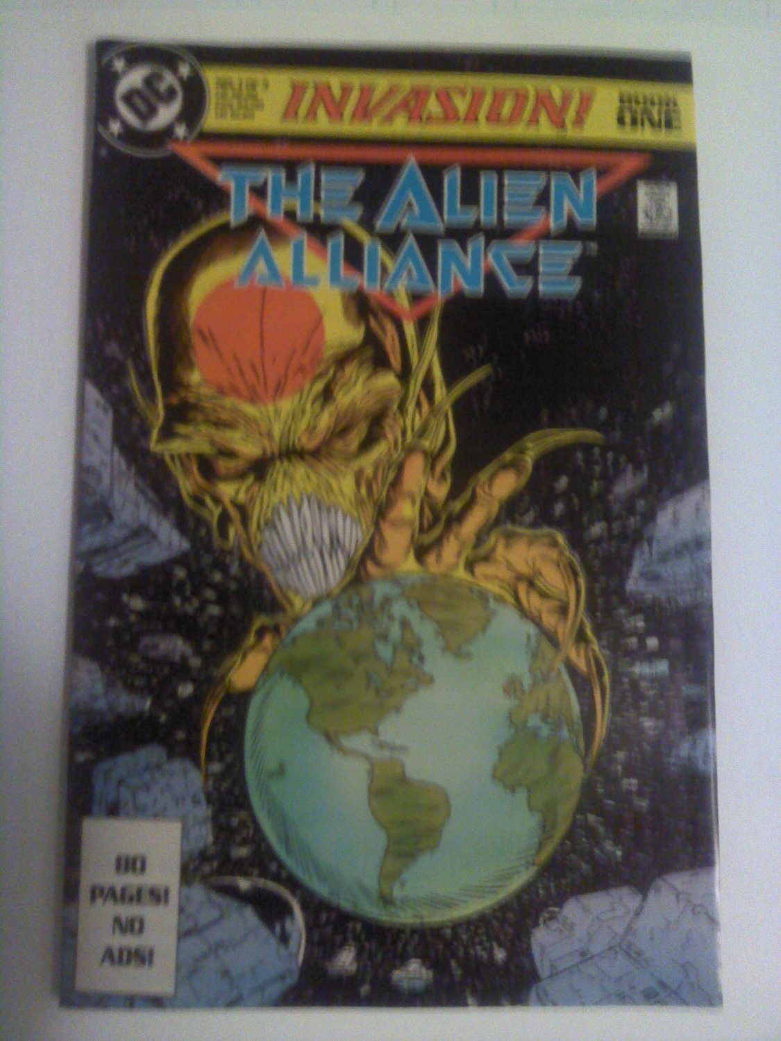 Invasion #1 A DC Event pencilled by Mcfarlane double sized