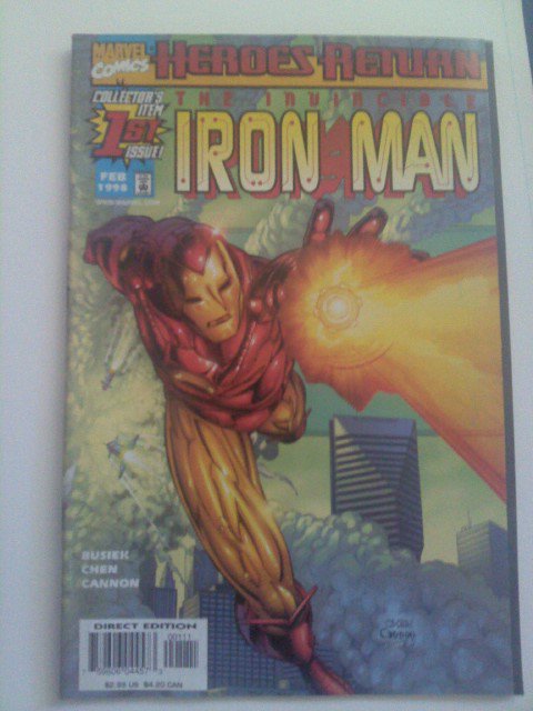 Iron Man #1 Heroes Return Busiek/Chen