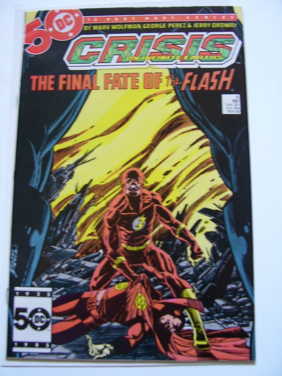 Crisis on Infinite Earths # 8, Flash Vol.2 #2 vs Vandal Savage The Rogues #1