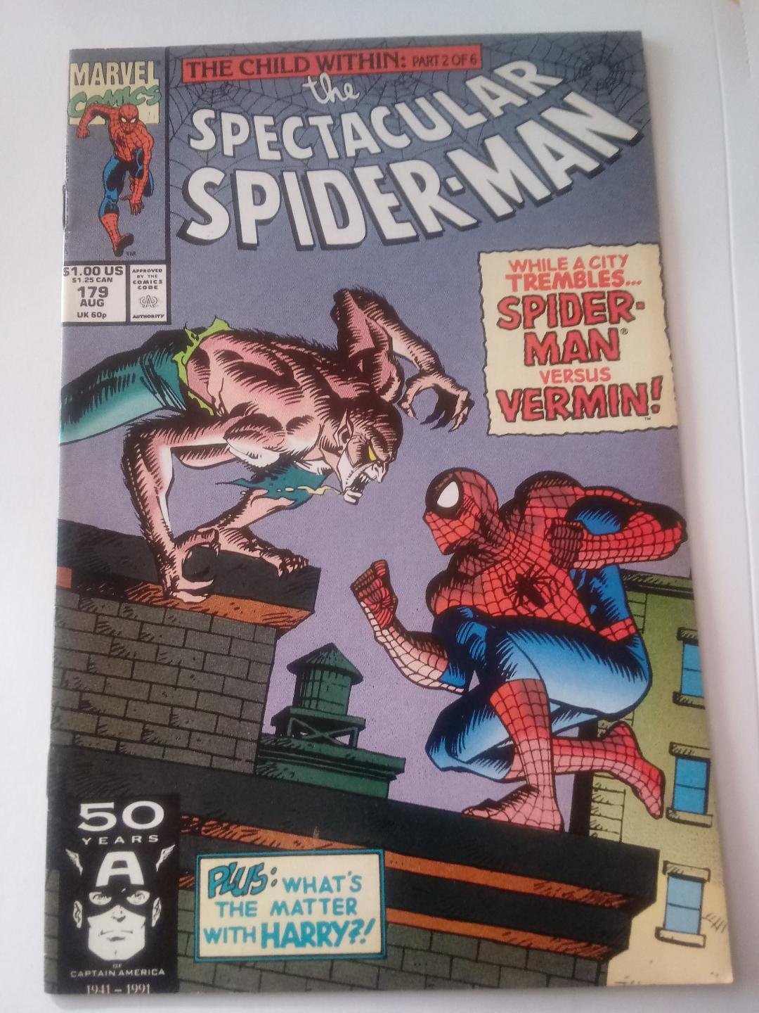 Spectacular l Spider-man #179 vs vermin