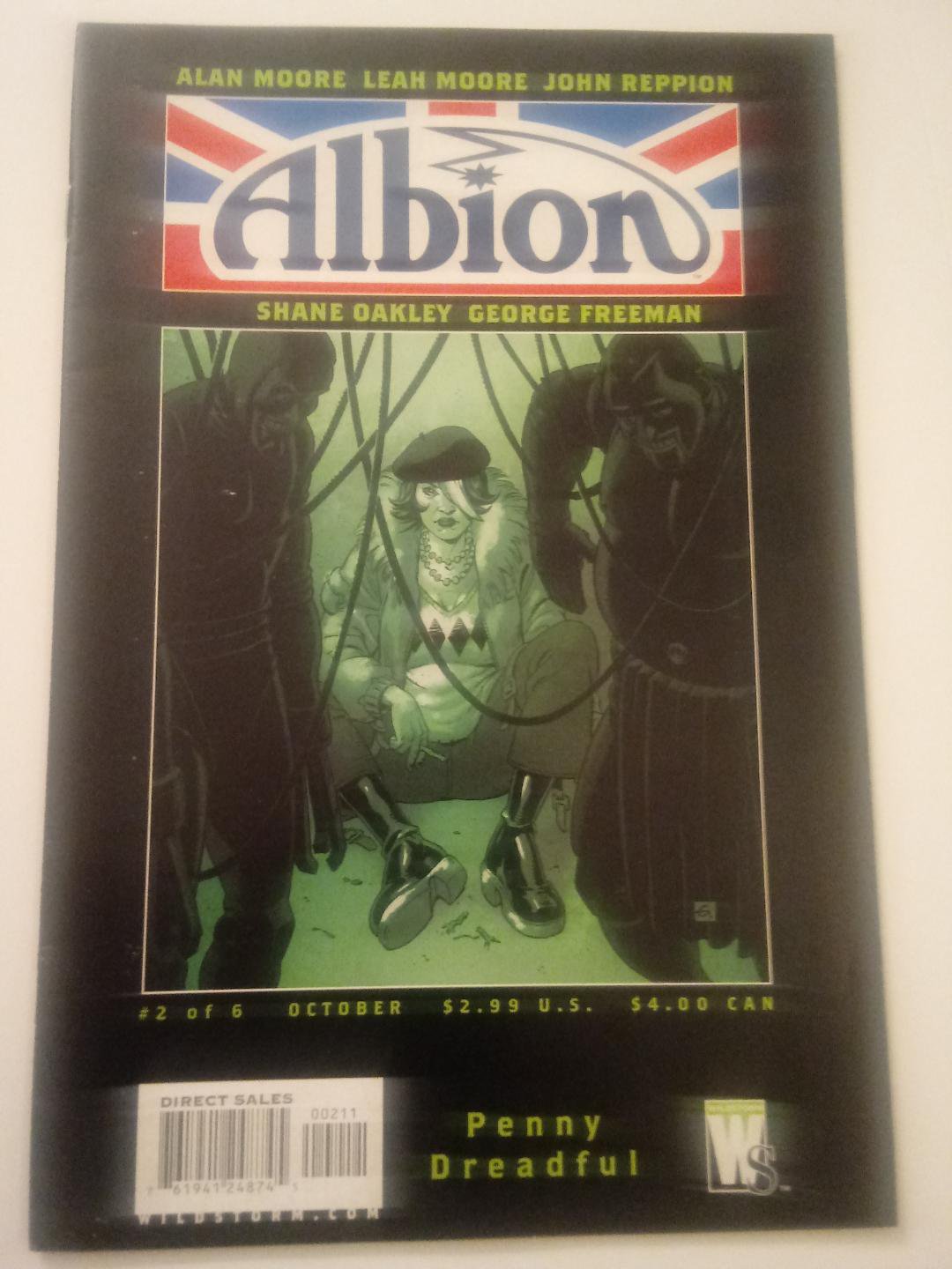 Albion #2 plot by alan moore