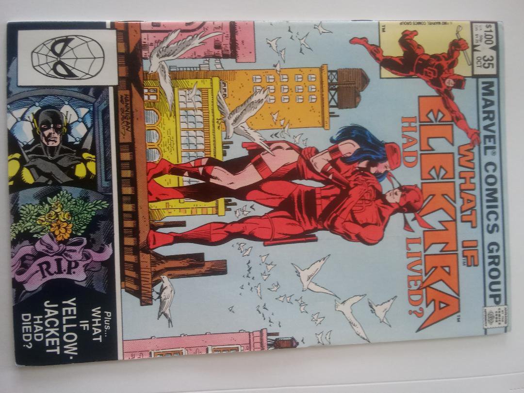 WHAT IF #35 (Oct 1982, Marvel) Elektra Had Lived; Frank Miller art & story