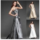 Evening maxi dress: Silver, golden or white