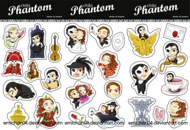 chibi Phantom STICKER