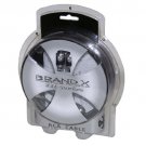 Brand-X XXL15RCASQ 1'.5" Foot Hi-end Black/Silver Stereo RCA Cable