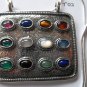Big Breastplate Hoshen Shield Pendant Sterling Silver 925