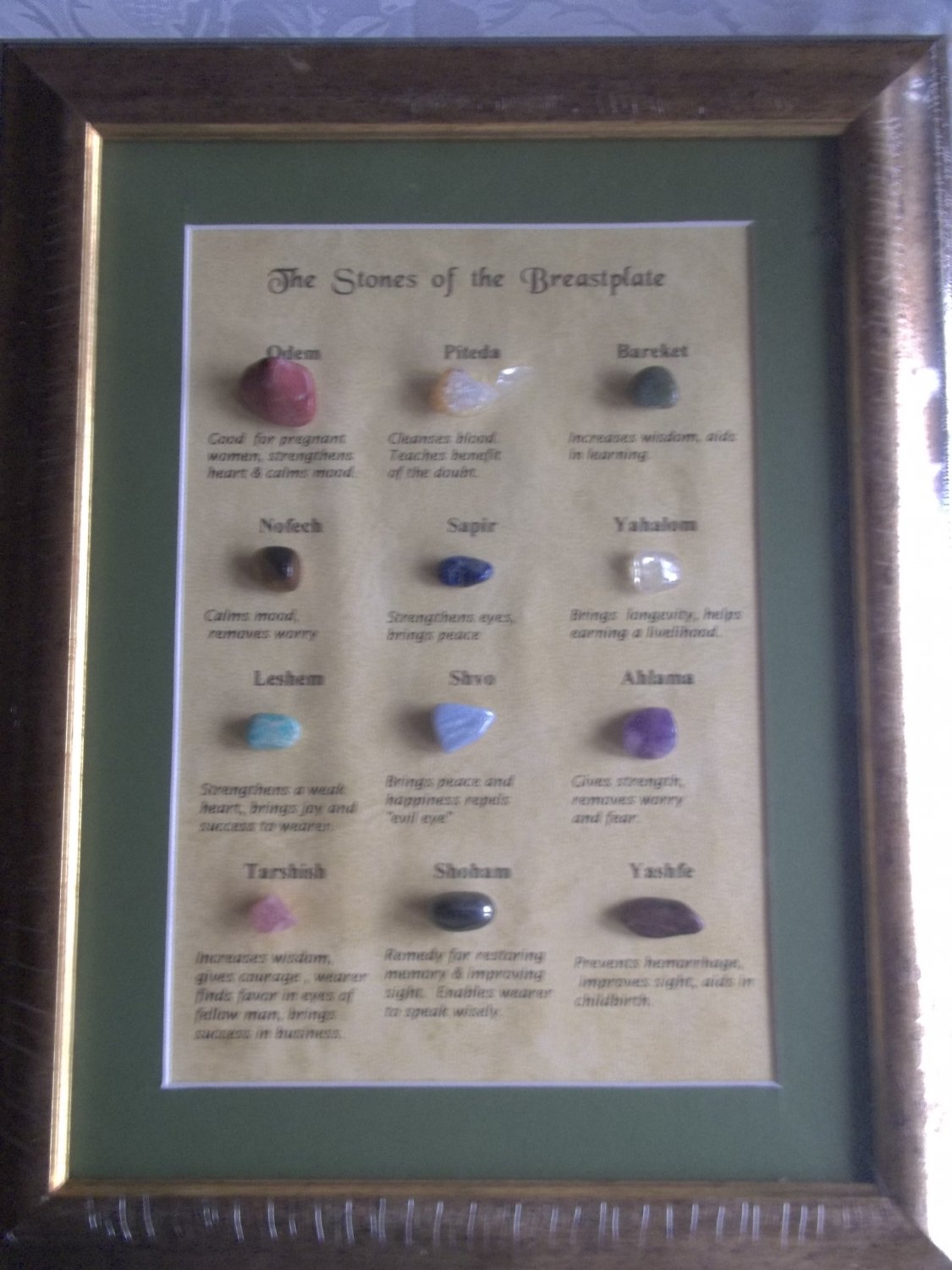 The precious stones of the breastplate