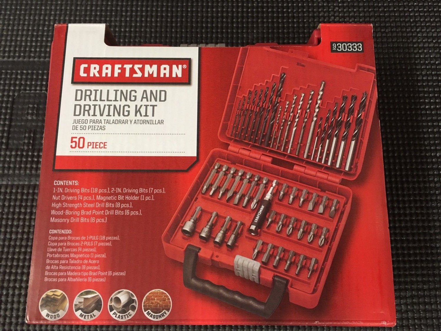 Craftsman 50 Piece Drill Bit Accessory Kit 930333