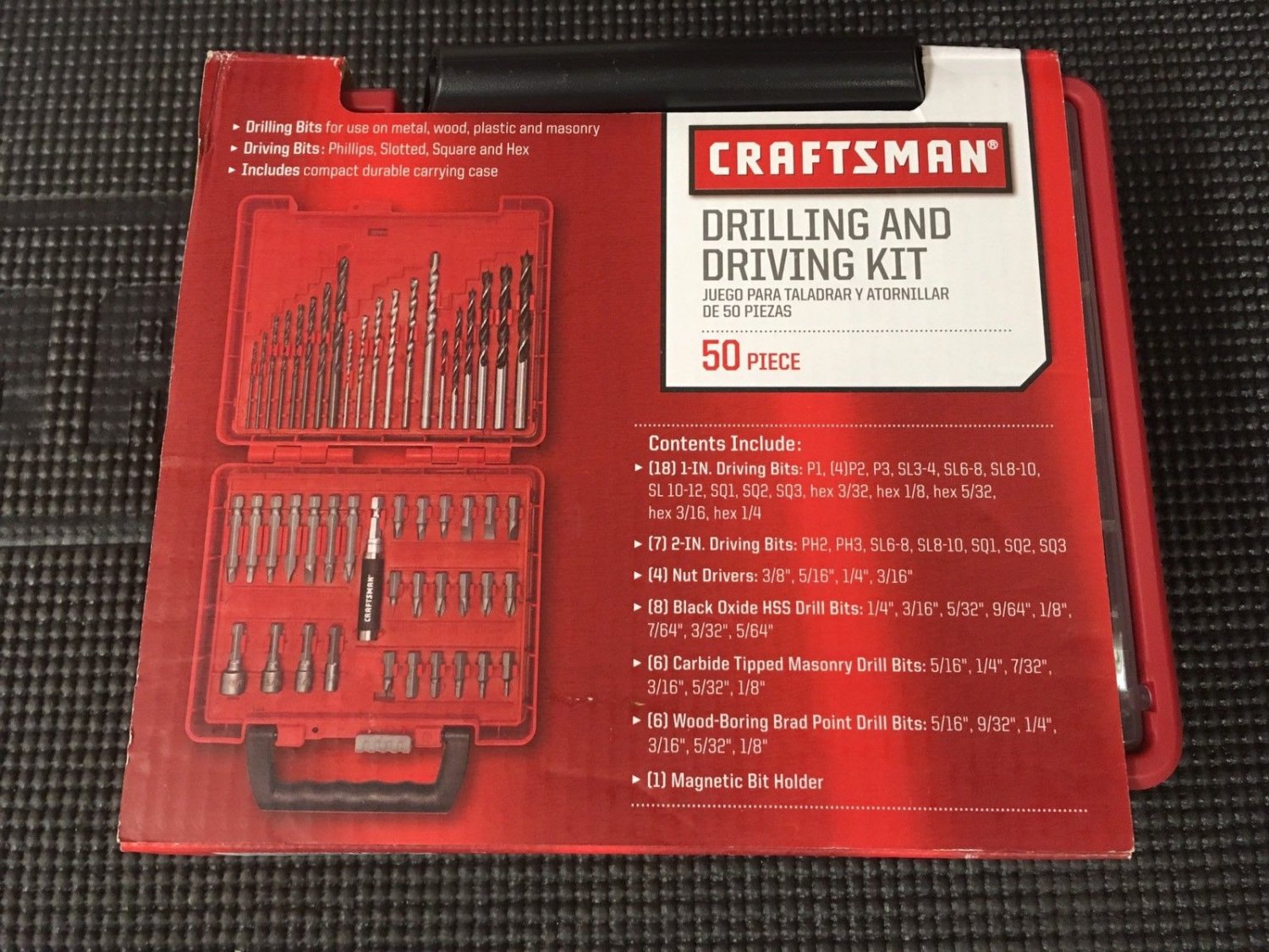 Craftsman 50 Piece Drill Bit Accessory Kit 930333