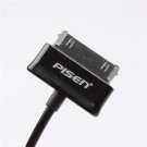 Genuine PISEN 1m Black Charging Data Cable for Samsung Galaxy Tab