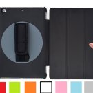 NEW 360 Degree Rotating Stand Hard Smart Cover Case For iPad 5 Air