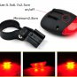 Waterproof Solar Energy Power Bike Bicycle Cycling Safety Rear Tail LED Light UK