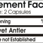 Velvet Deer Antler 90 CAPSULES 900 MG  FROM Vitamins Because