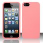 iPhone 5 Pink TPU Glossy Solid Case cover+Car Charger