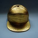 GOLD snakeskin snapback hat cap