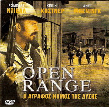OPEN RANGE ROBERT DUVALL, KEVIN COSTNER, ANNETTE BENING R2 PAL