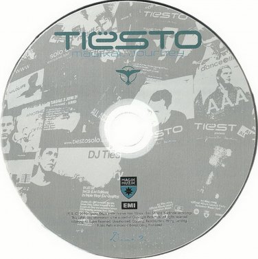 MAGIKAL JOURNEY promo cd2 collection 11 tracks TIESTO
