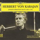 JOHANN SEBASTIAN BACH cd 14 tracks HERBERT VON KARAJAN