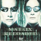 THE MATRIX RELOADED Keanu Reeves Carrie-Anne Moss Laurence Fishburne R2 DVD