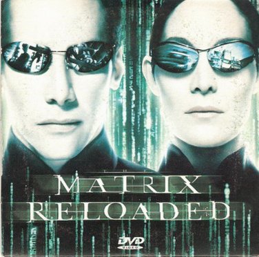 THE MATRIX RELOADED Keanu Reeves Carrie-Anne Moss Laurence Fishburne R2 DVD