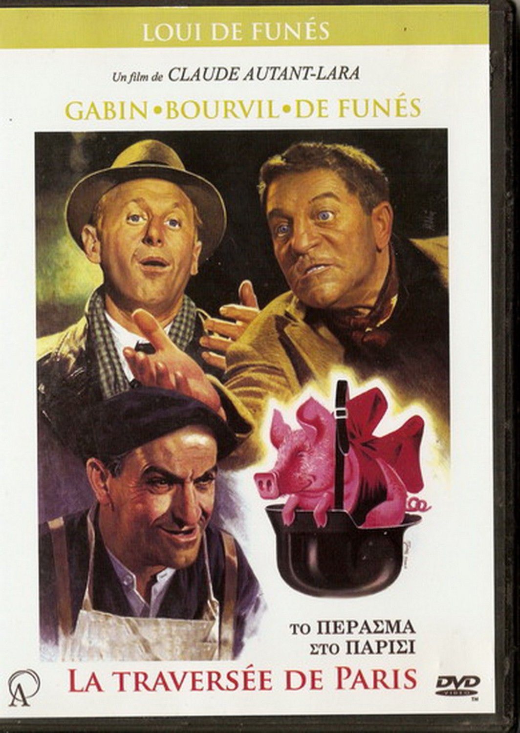 Film Avec Gabin Et De Funes LA TRAVERSEE DE PARIS Louis de Funes Bourvil Jean Gabin PAL DVD only French
