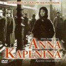 ANNA KARENINA Vivien Leigh Ralph Richardson Kieron Moore Hugh Dempster R2 DVD